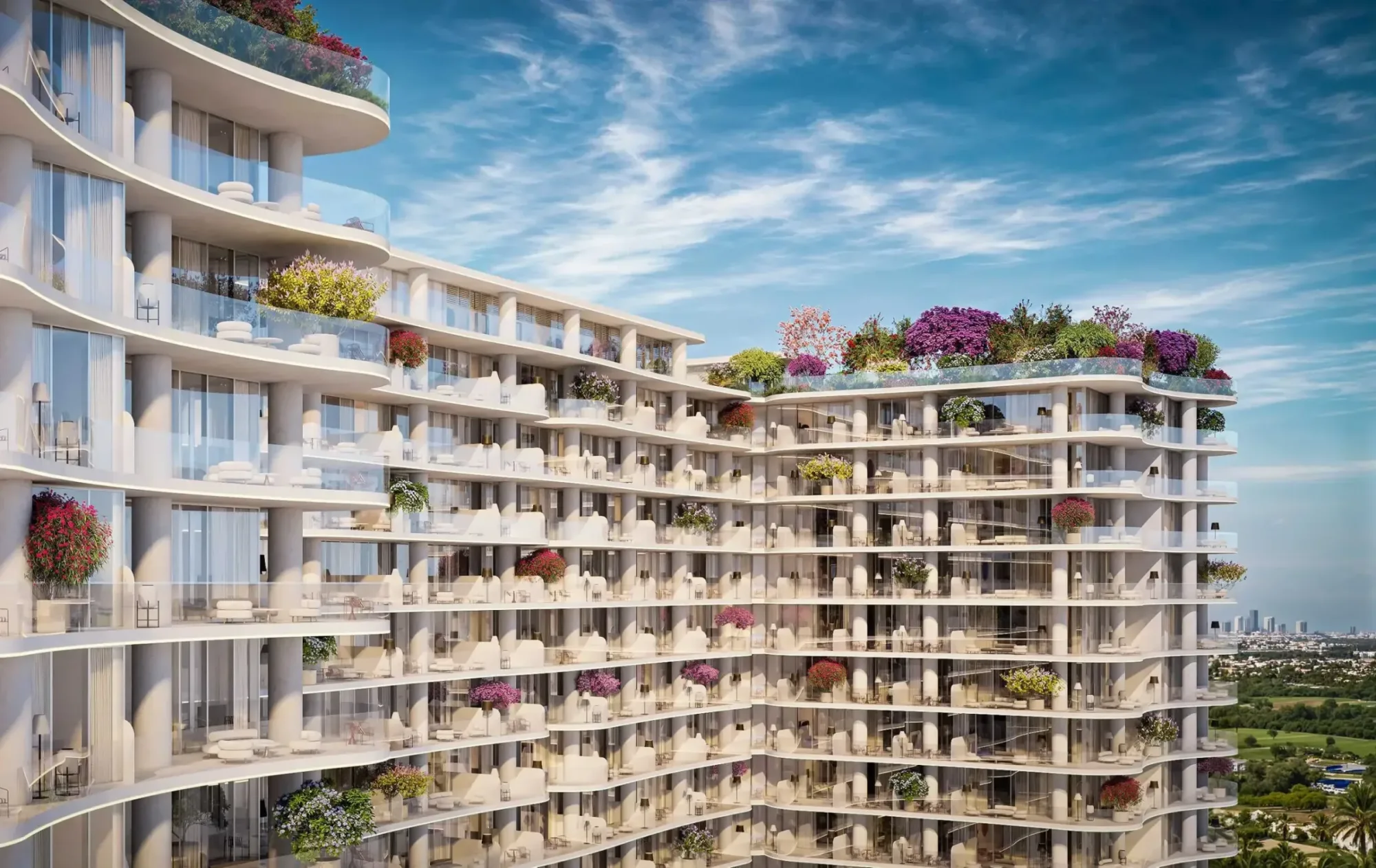 The WOW Tower in Dubai Land Residence Complex